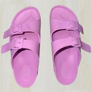 Gap Women's Pink and Purple Sandals